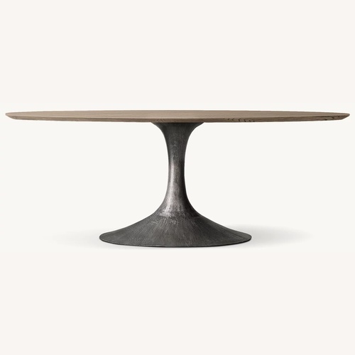 Used Restoration Hardware 96” Aero Oval Dining Table for sale on AptDeco