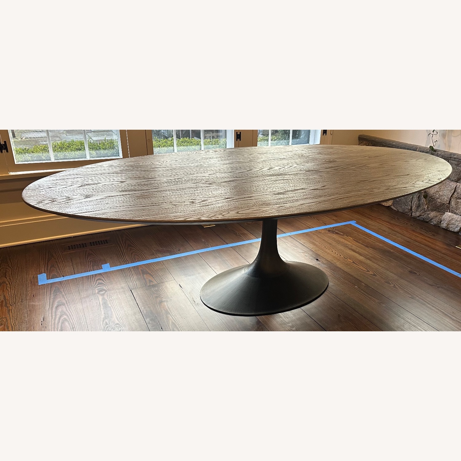 Restoration Hardware 96” Aero Oval Dining Table - image-1