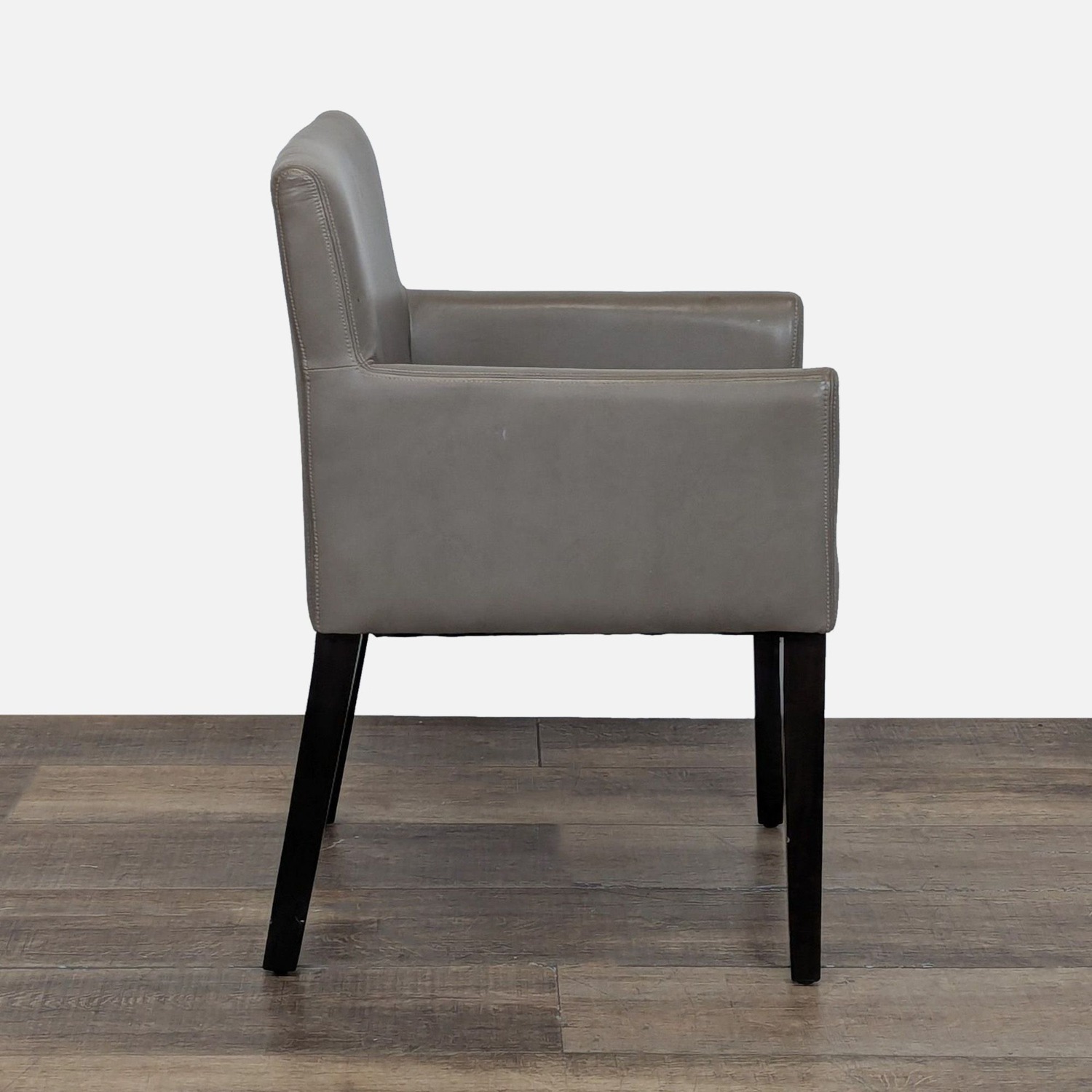 West Elm Leather Dining Chairs Set of Six  - image-3