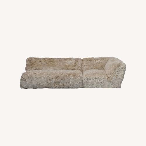 Used Restoration Hardware Yeti Sheepskin Sectional for sale on AptDeco
