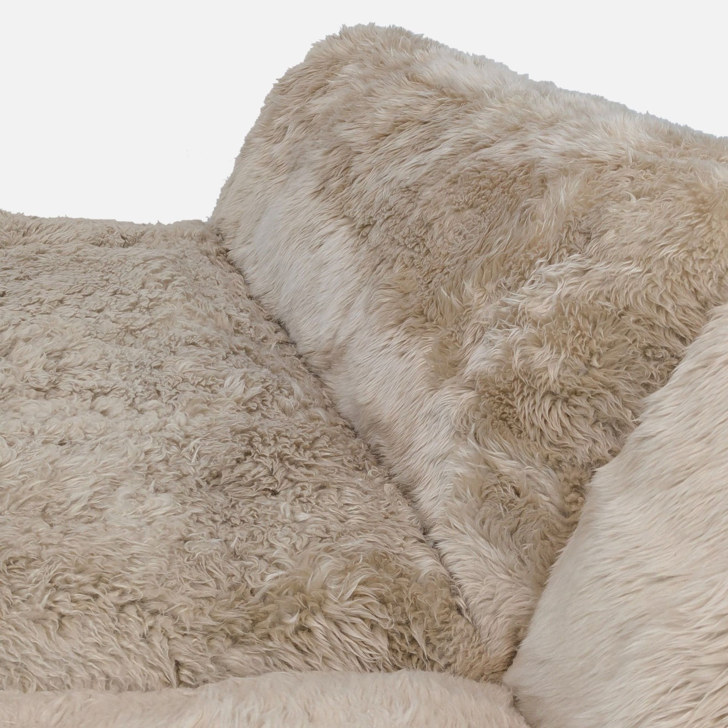 Restoration Hardware Yeti Sheepskin Sectional - image-5