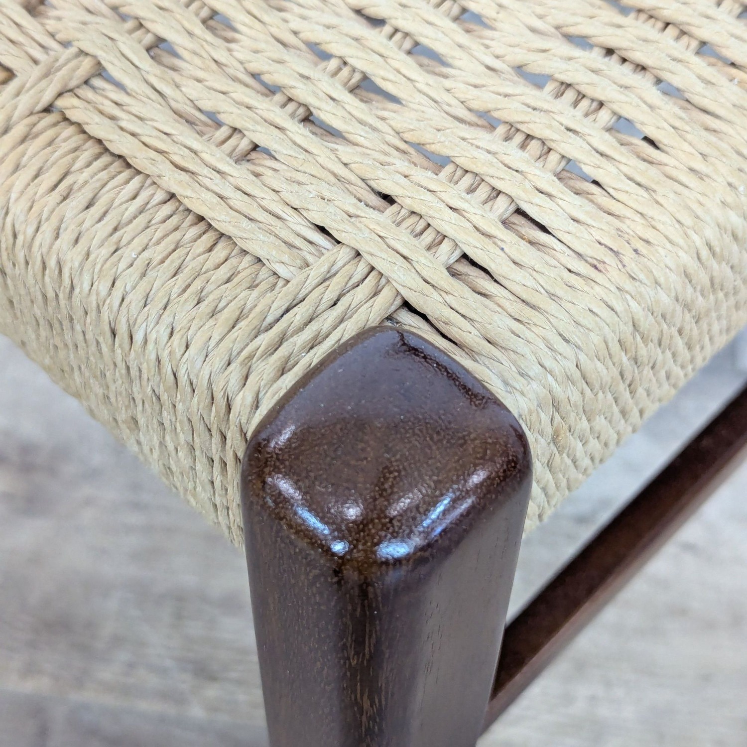 Wood Dining Chair with Woven Seat	 - image-6