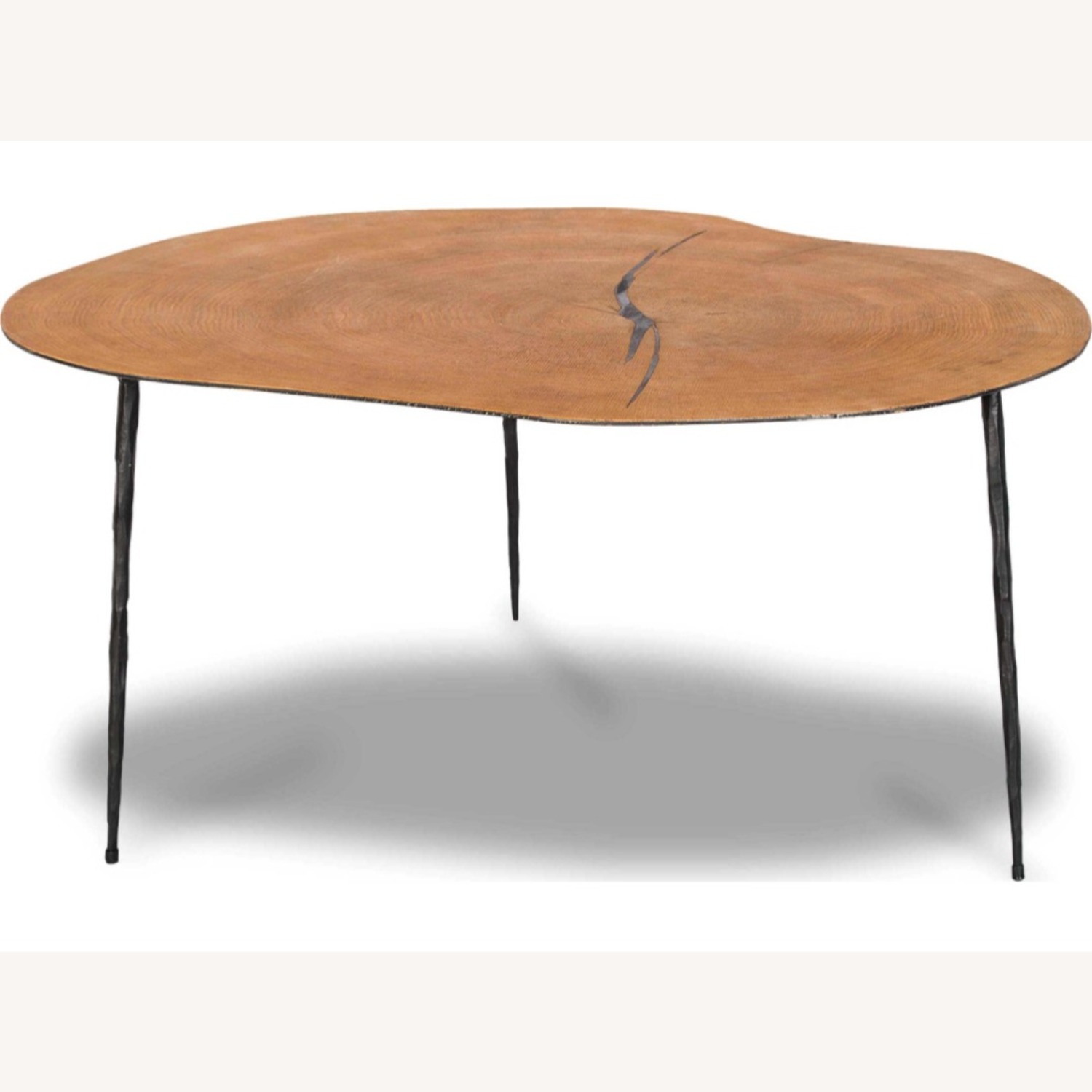 Mobital Oakley Round Wood Reclaimed Coffee Table - image-1