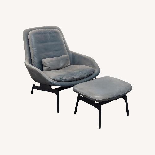 Used Blu Dot Field Modern Lounge Chair and Ottoman for sale on AptDeco