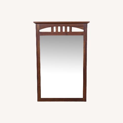 Used Ethan Allen Beveled Cherry Mirror for sale on AptDeco