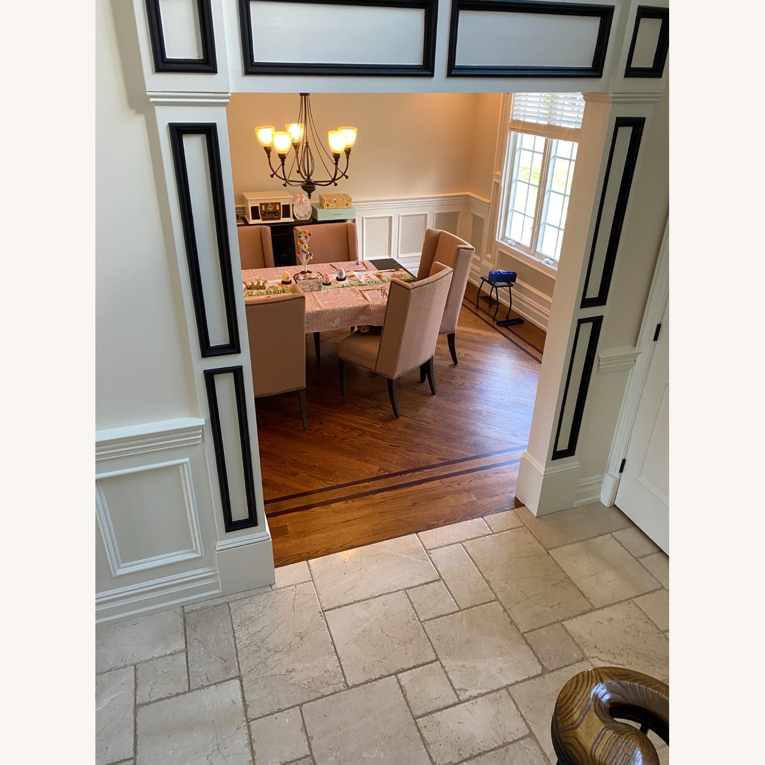 Ethan Allen Yves Pink Dining Chairs - image-3