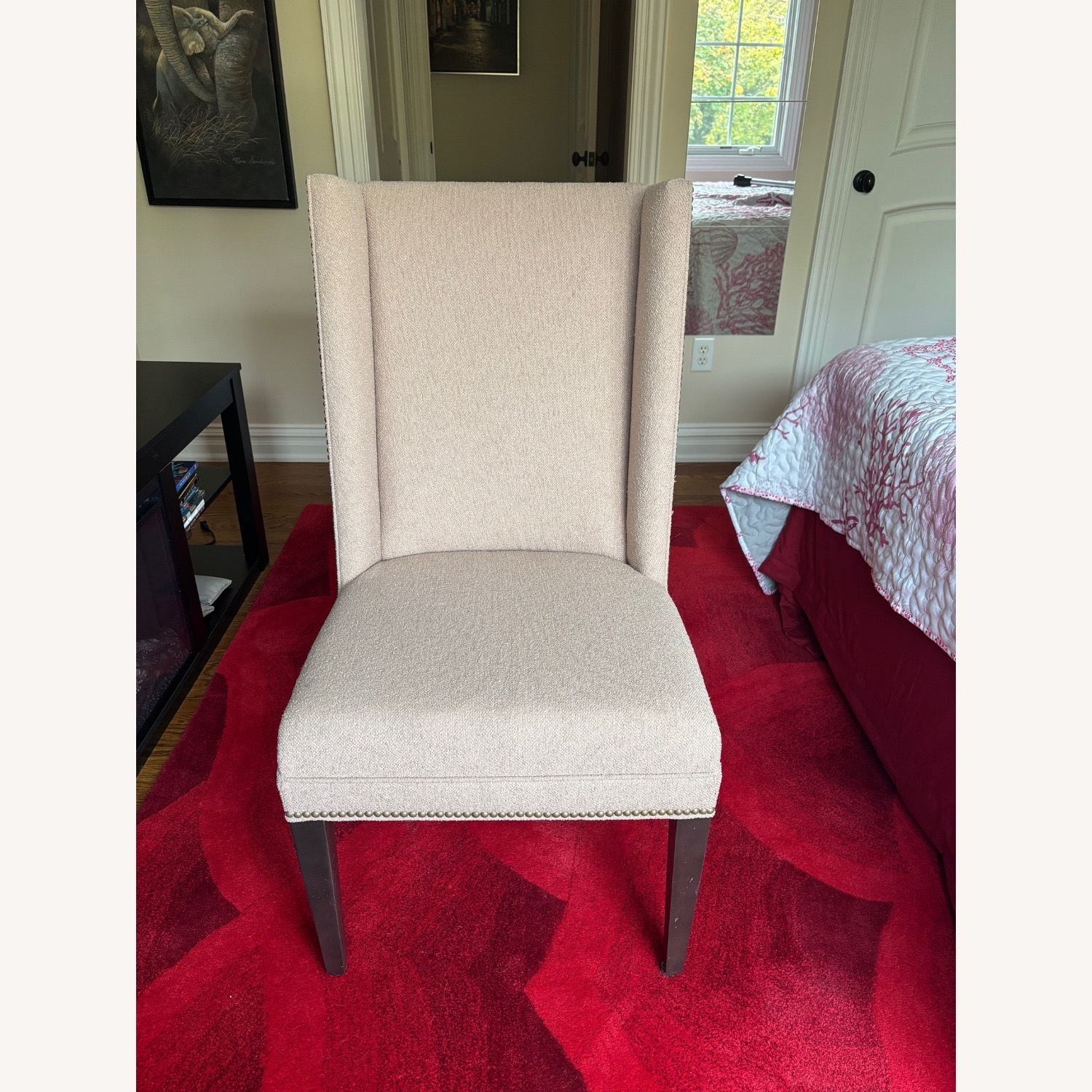 Ethan Allen Yves Pink Dining Chairs - image-2