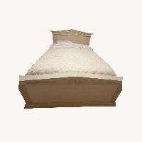 Vintage/Antique Natural Wood Headboard