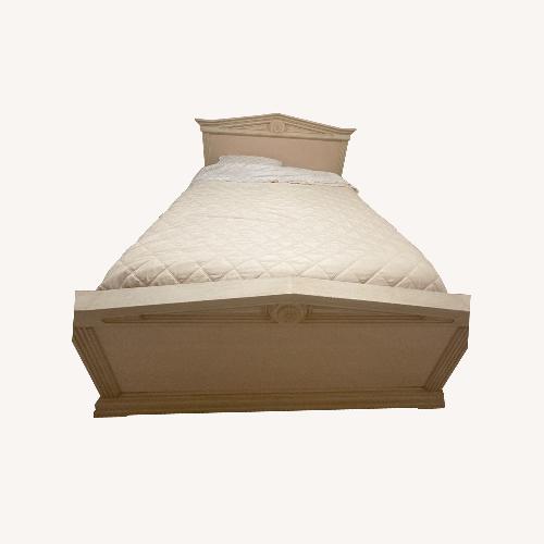 Used Vintage/Antique Natural Wood Headboard for sale on AptDeco