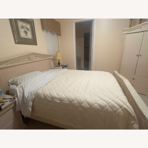 Used Vintage/Antique Natural Wood Headboard for sale on AptDeco