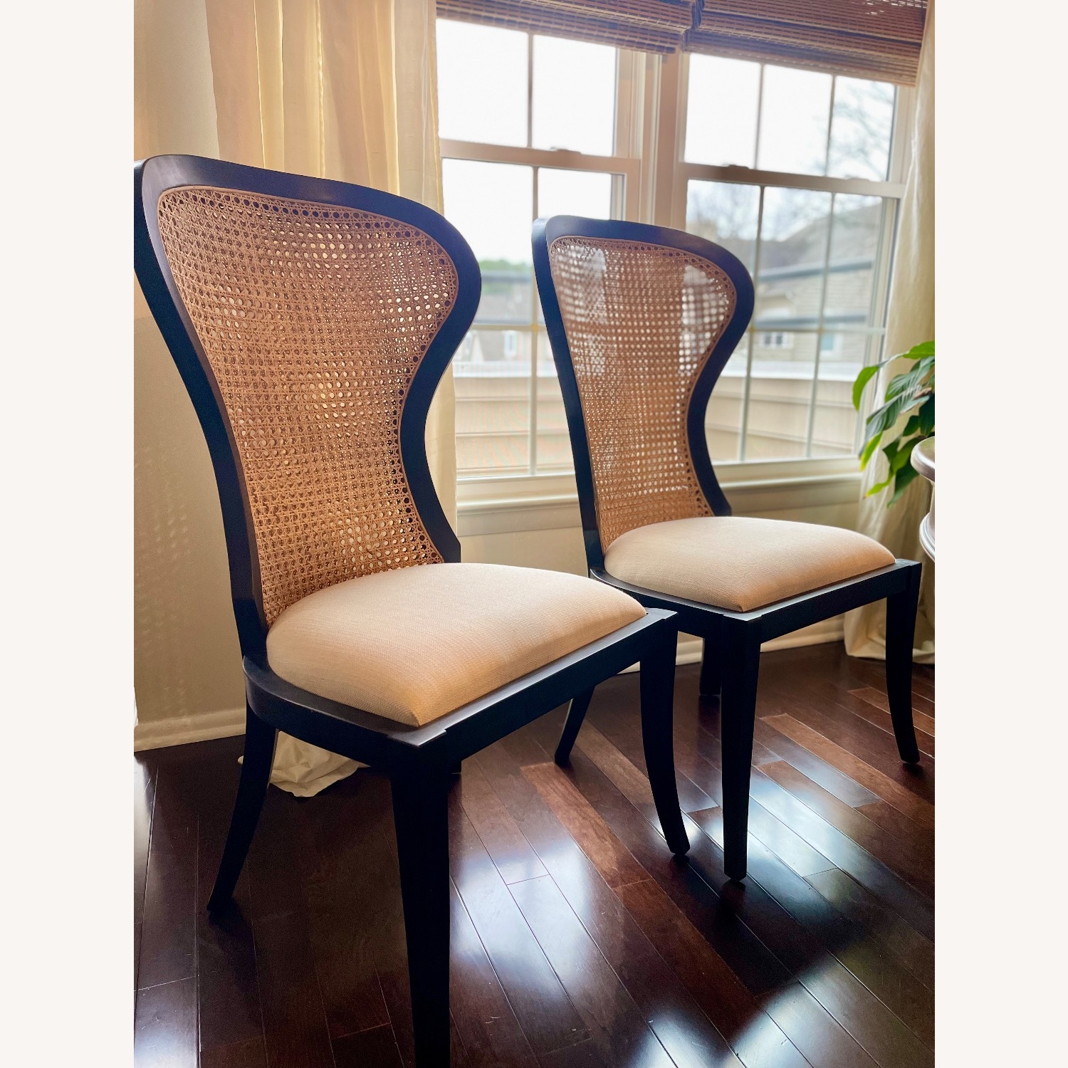 Cane Dining Chairs - image-1