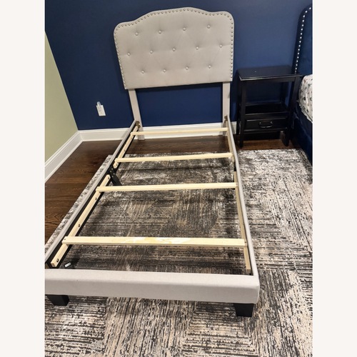 Used Blue Headboard for sale on AptDeco