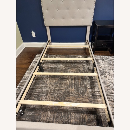 Used Blue Headboard for sale on AptDeco