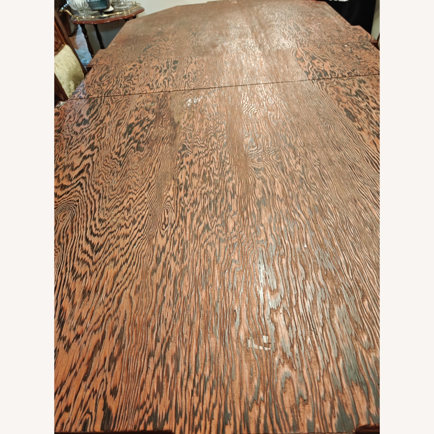 Vintage/Antique Dark Brown Wood Dining Sets - image-3