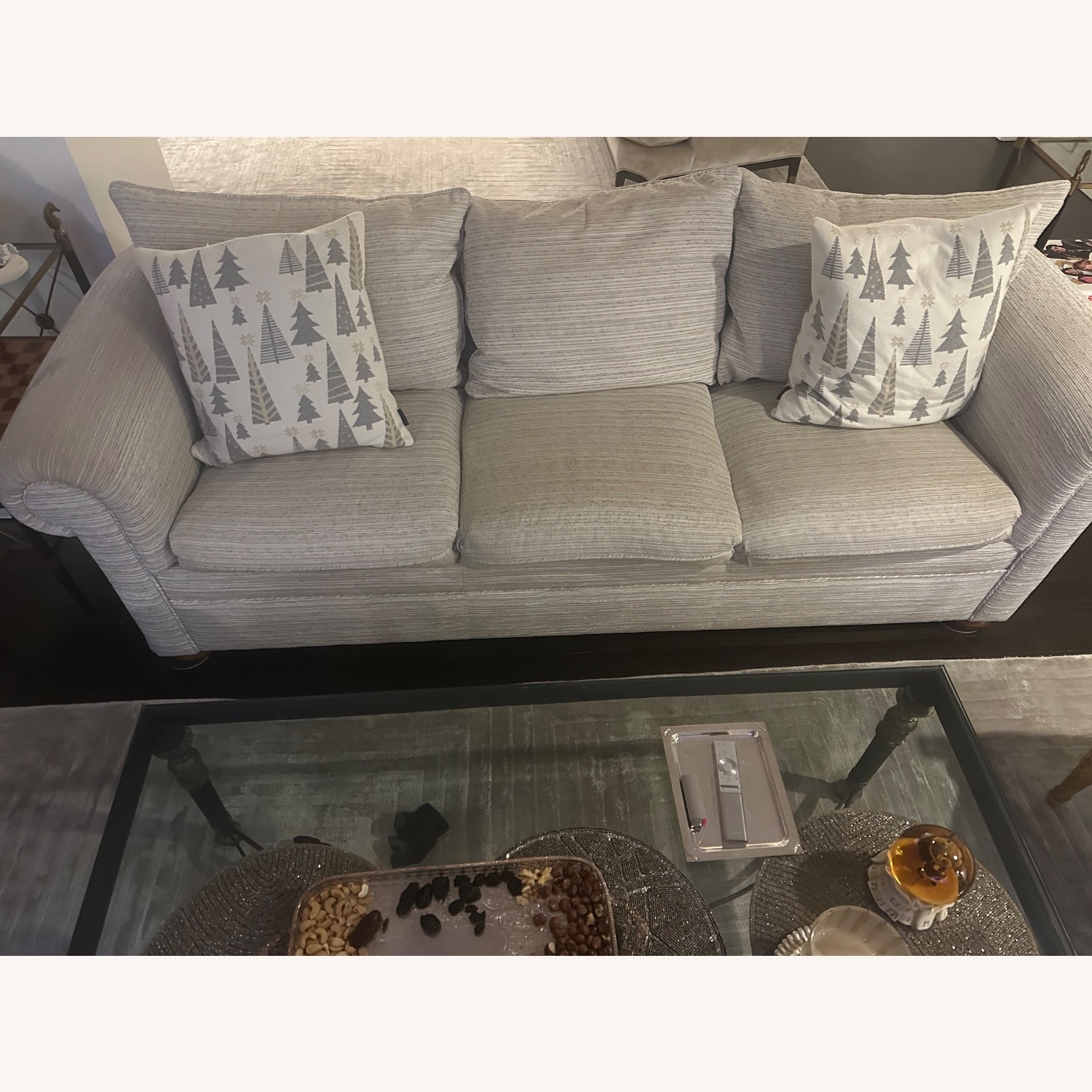 Jennifer Convertibles Light Gray Sleeper Sofa - image-2