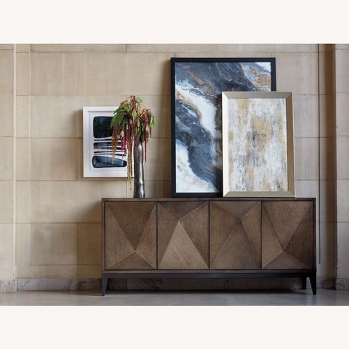 Used Arhaus Geometric Media Console for sale on AptDeco