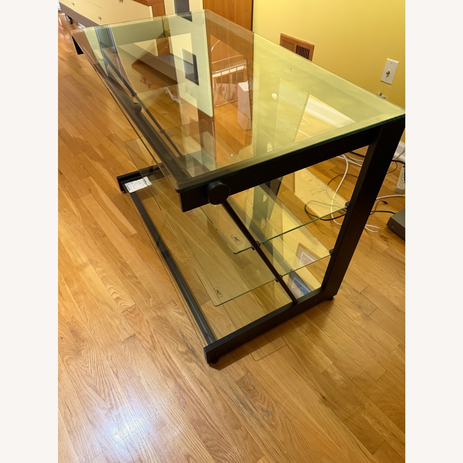 Bell'O Black Glass Media Storage - image-1