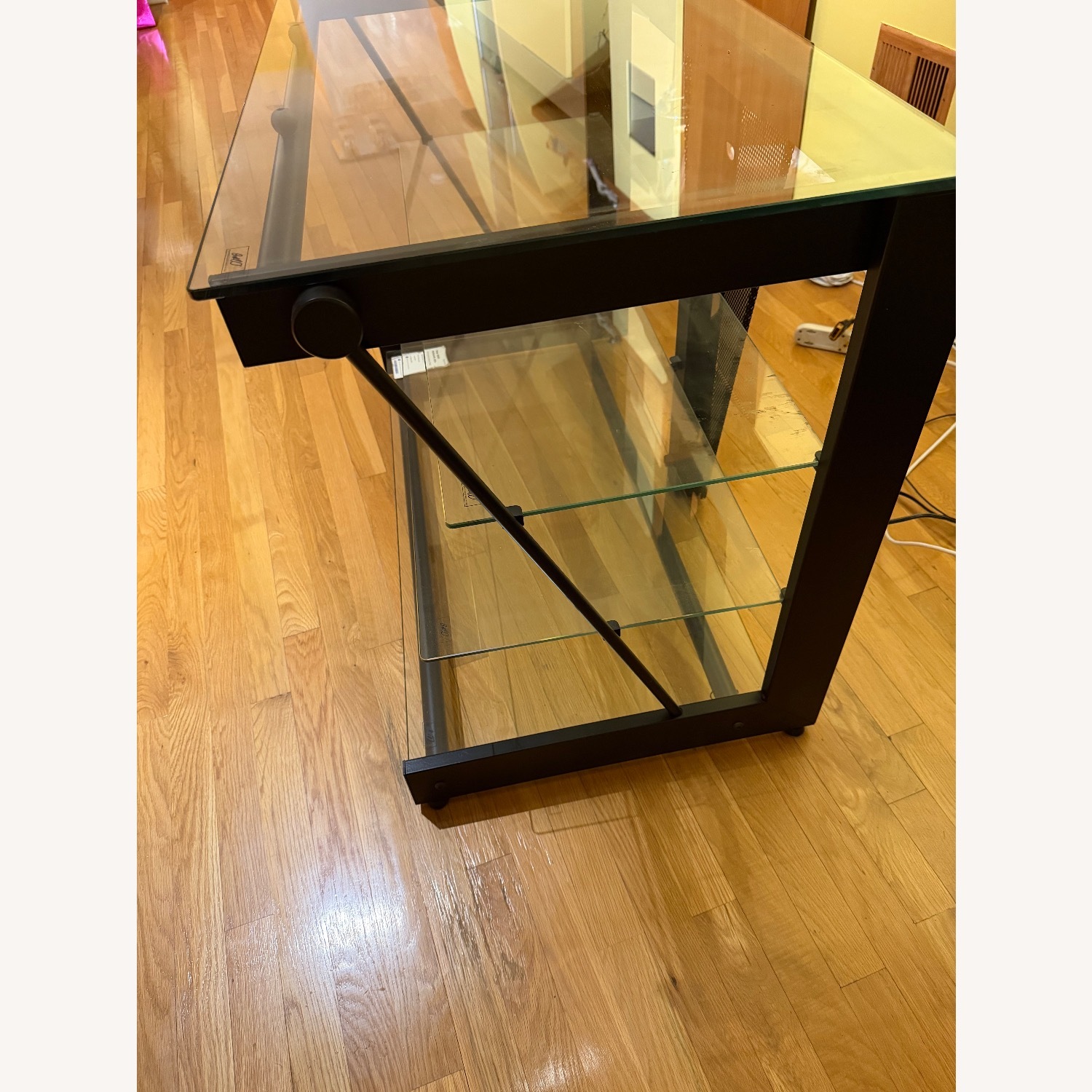 Bell'O Black Glass Media Storage - image-2