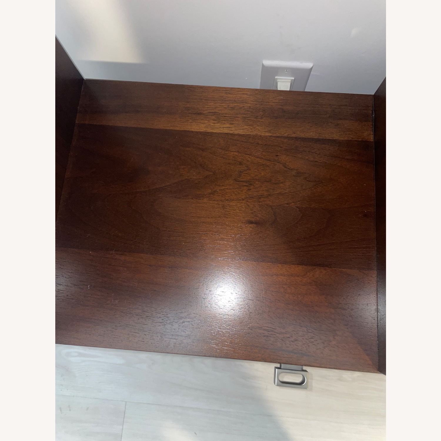 Blake Tovin Crate and Barrel Brown Wood Bookcase - image-9