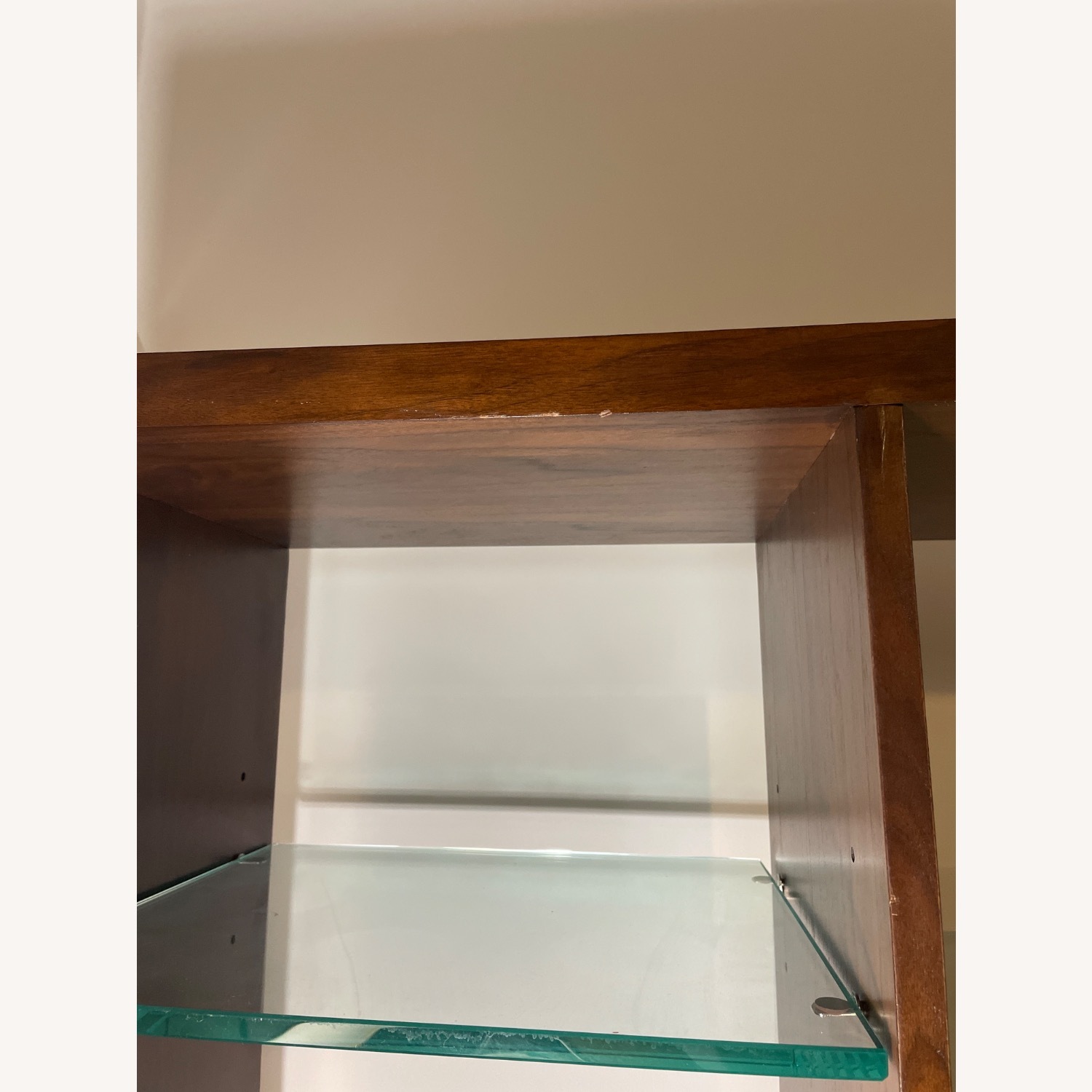 Blake Tovin Crate and Barrel Brown Wood Bookcase - image-3