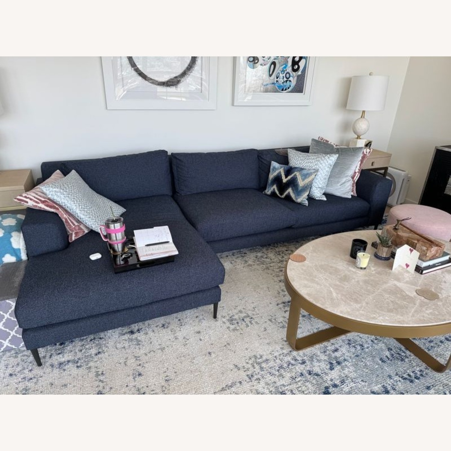 West Elm Harper Modern 2-Piece Chaise Sectional - image-6