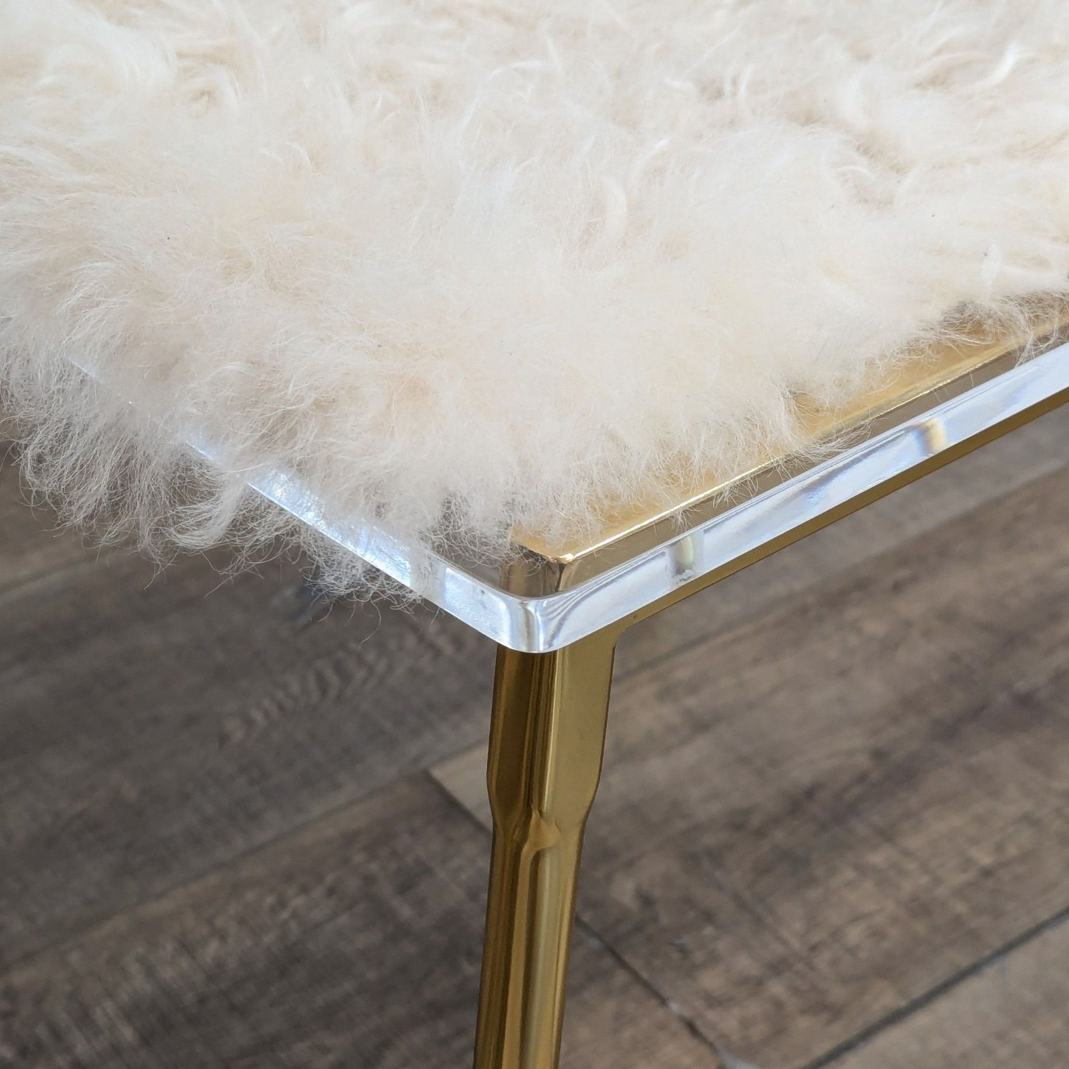 CB2 Chiaro Dining Chair with Isladic Sheepskin - image-5