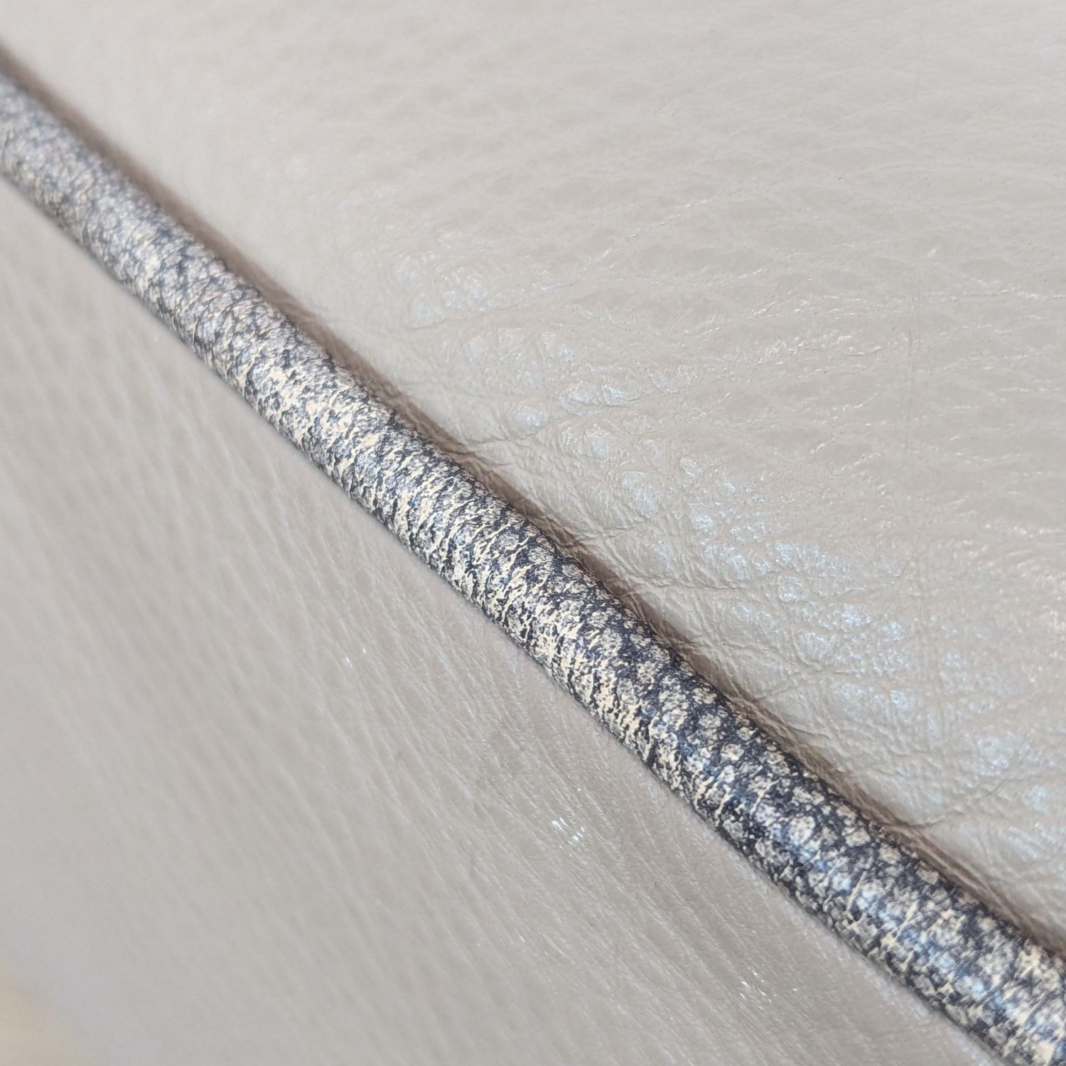 Leather Ottoman - image-6