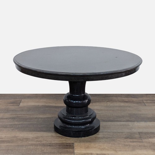 Used Outdoor Black Granite Table for sale on AptDeco