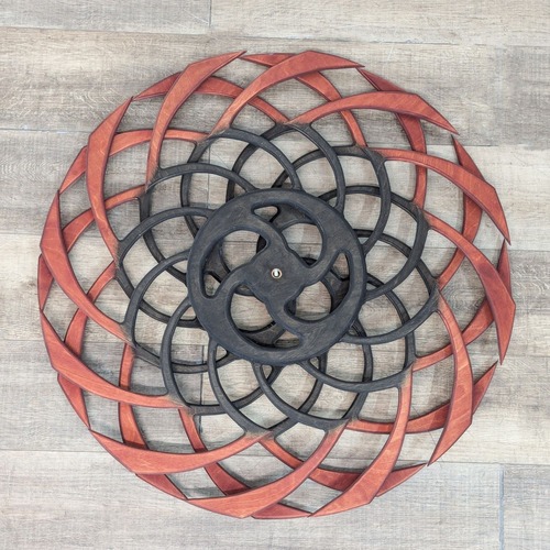 Used Kinetic Spinning Wall Art by Ryan Kvande	 for sale on AptDeco
