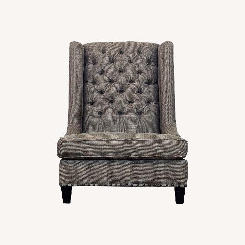 Used Bernhardt Wingback Lounge Chair with Tufted Design for sale on AptDeco