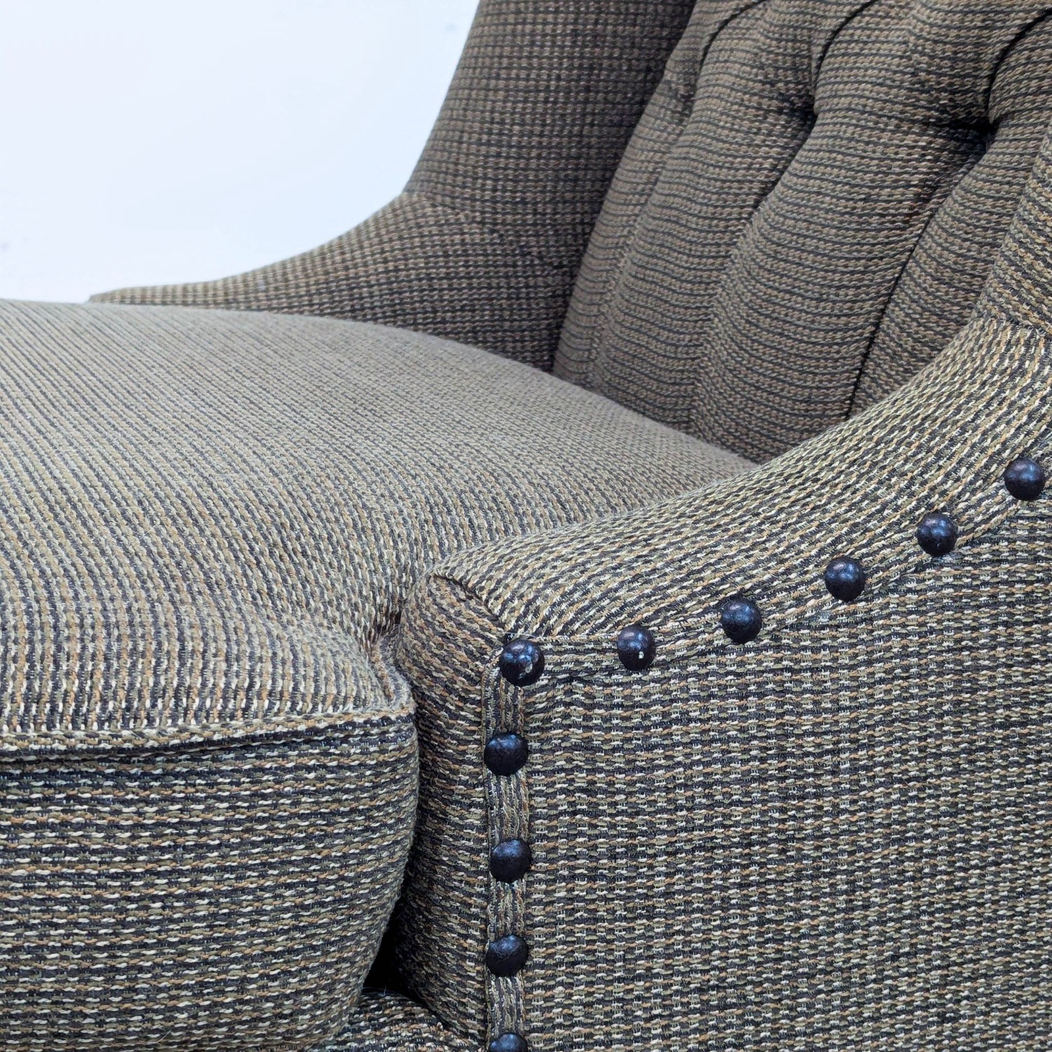 Bernhardt Wingback Lounge Chair with Tufted Design - image-9