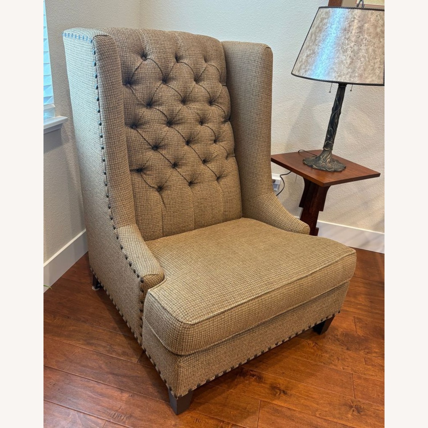 Bernhardt Wingback Lounge Chair with Tufted Design - image-8