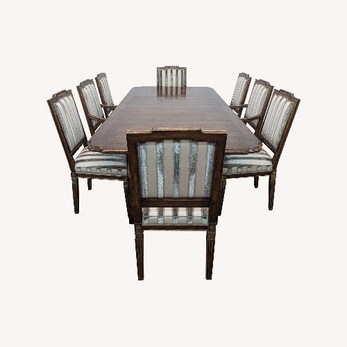 Used Minton-Spidell Dining Set - Table with 8 Chairs for sale on AptDeco