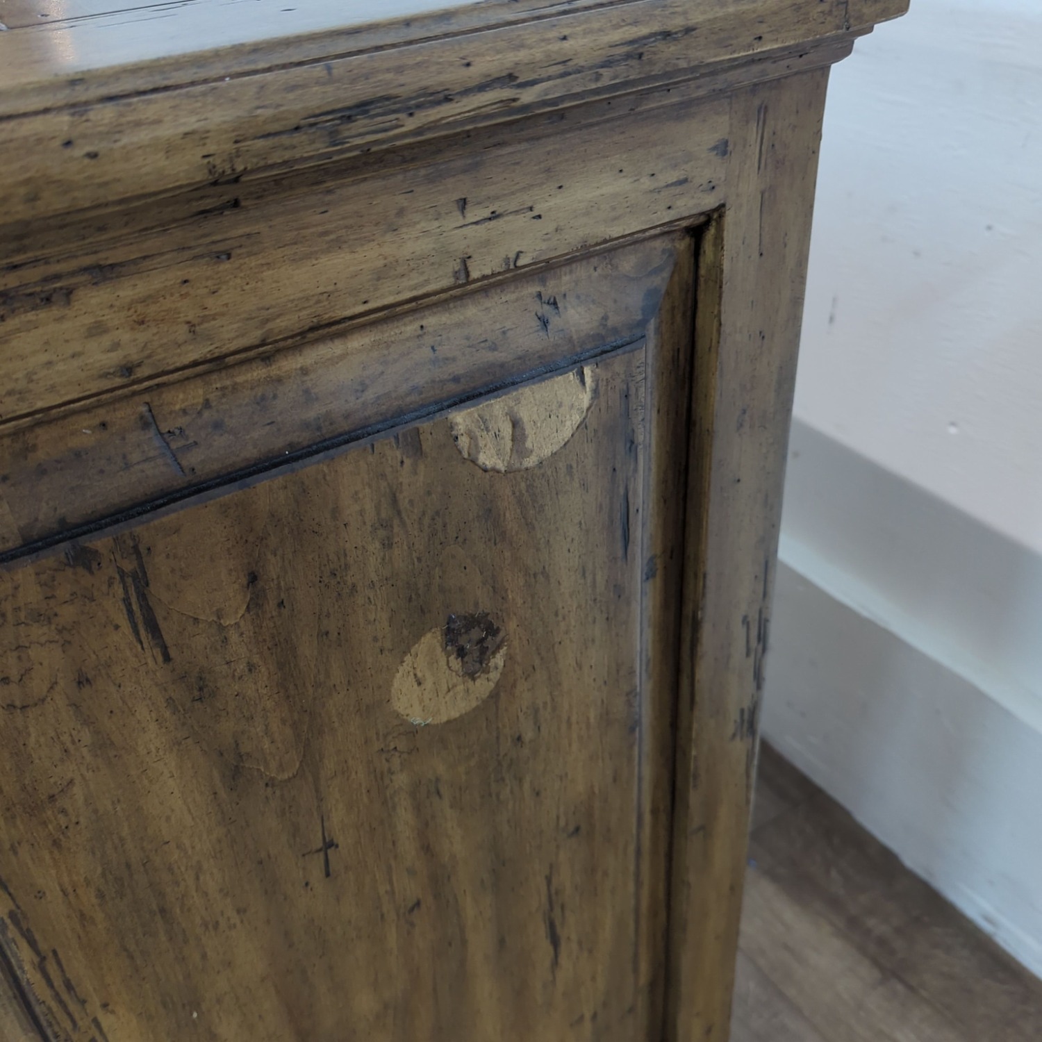 Two Door Walnut Storage Cabinet	 - image-6