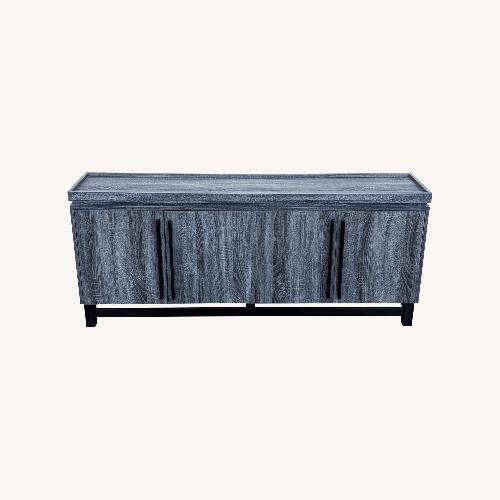 Used Gray Wash Media Console for sale on AptDeco