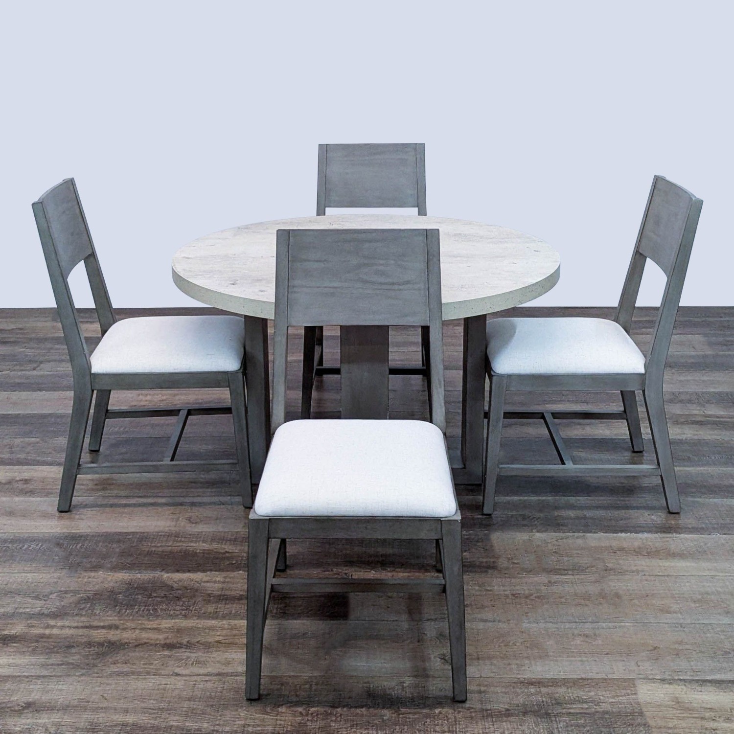 Living Spaces Vanya Modern 5 Piece Dining Set - image-1