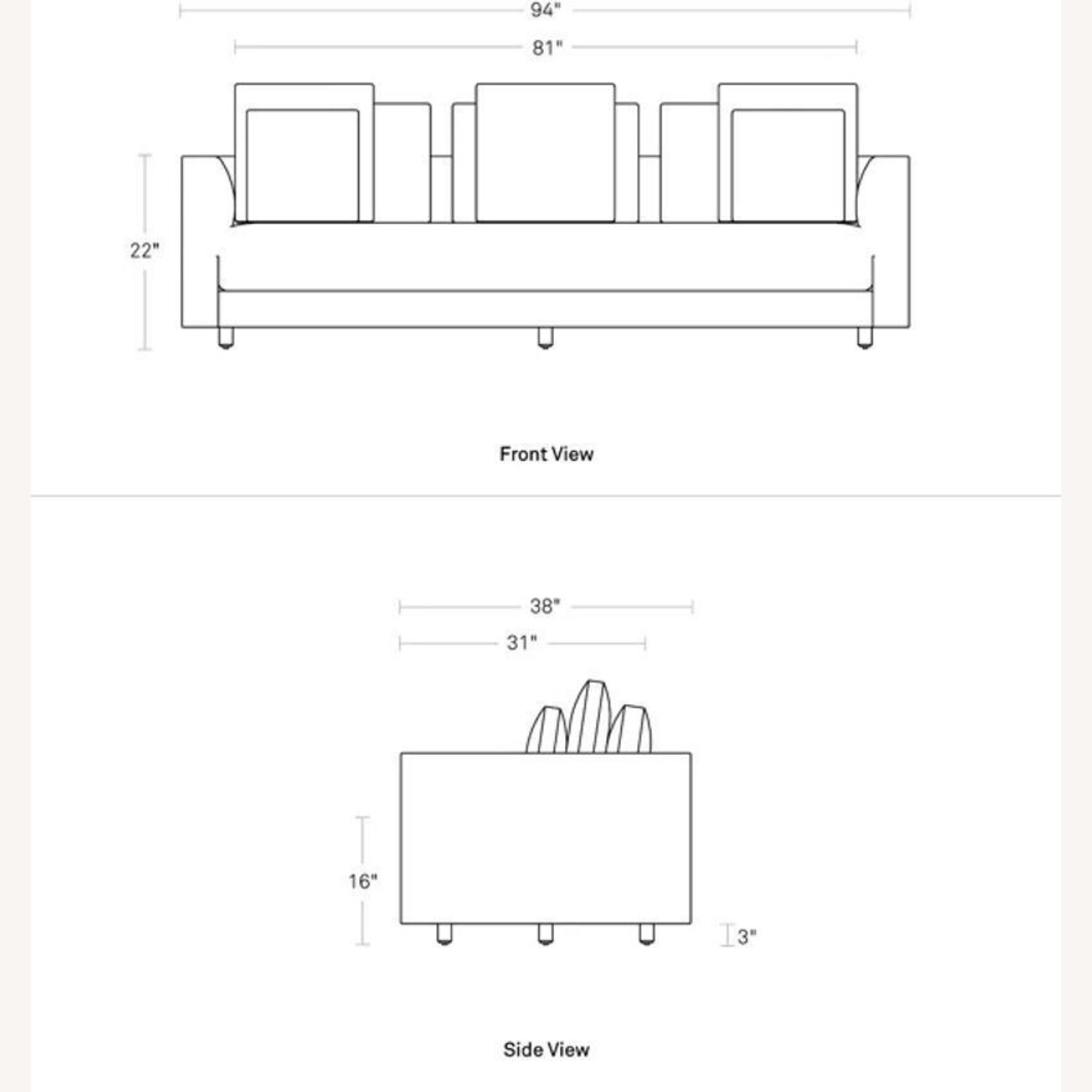 Blu Dot Hands Down Modern Sofa - image-8