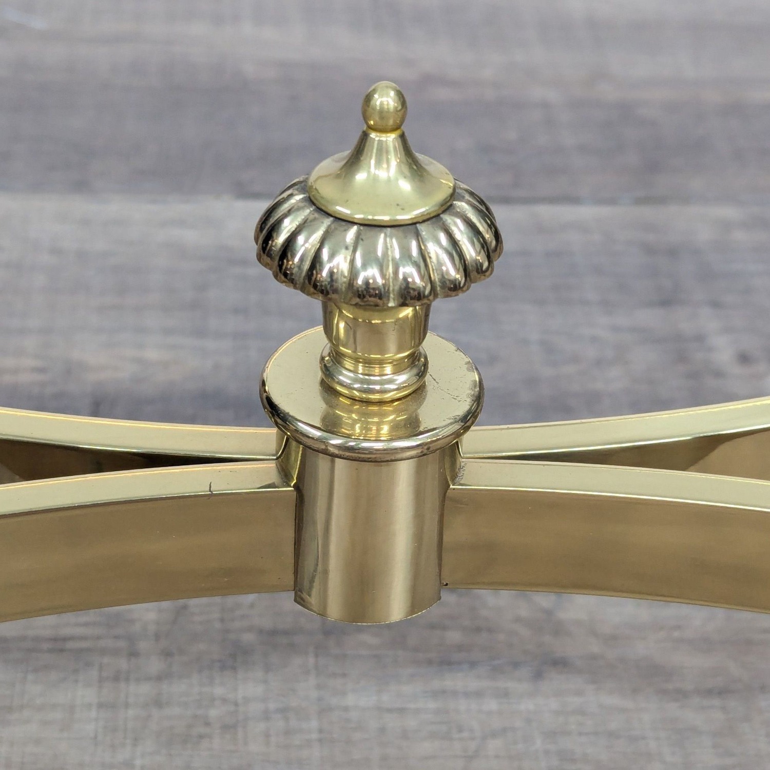 Hollywood Regency Glass Top Coffee Table	 - image-6