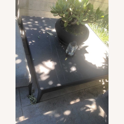 Used Gloster Grid 41 Ceramic Top Modern Outdoor Table for sale on AptDeco