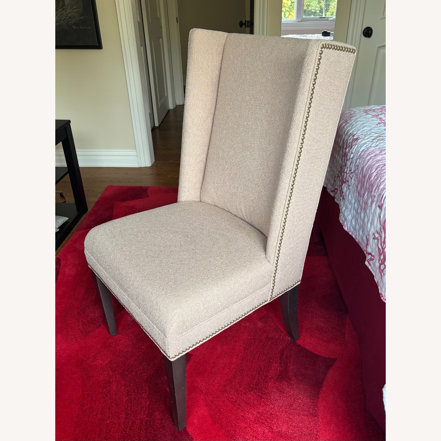 Ethan Allen Yves Pink Dining Chairs - image-1