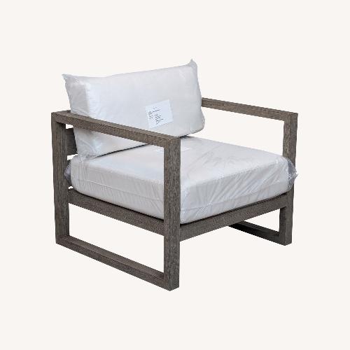 Used Restoration Hardware Aegean Teak Outdoor Lounge Chair for sale on AptDeco