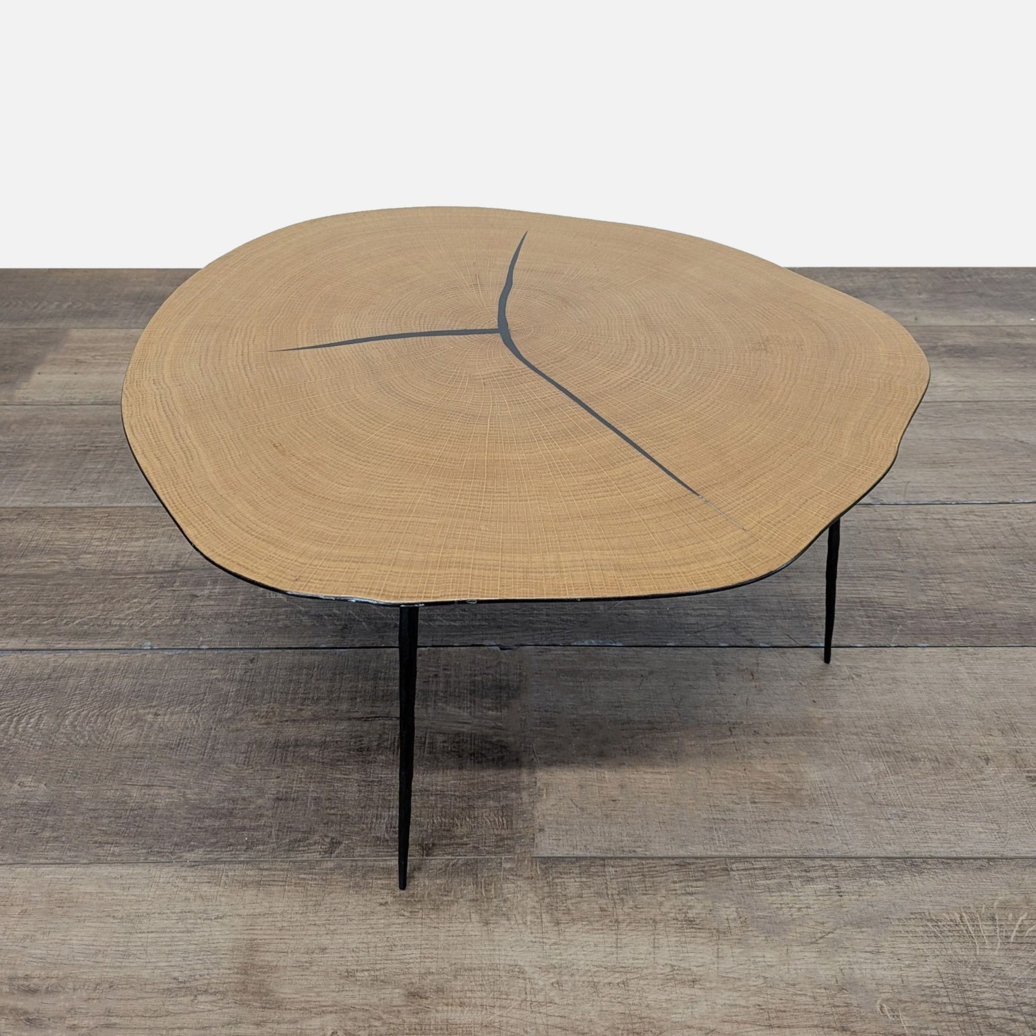 Industry West Natural Wood Top Coffee Table  - image-1