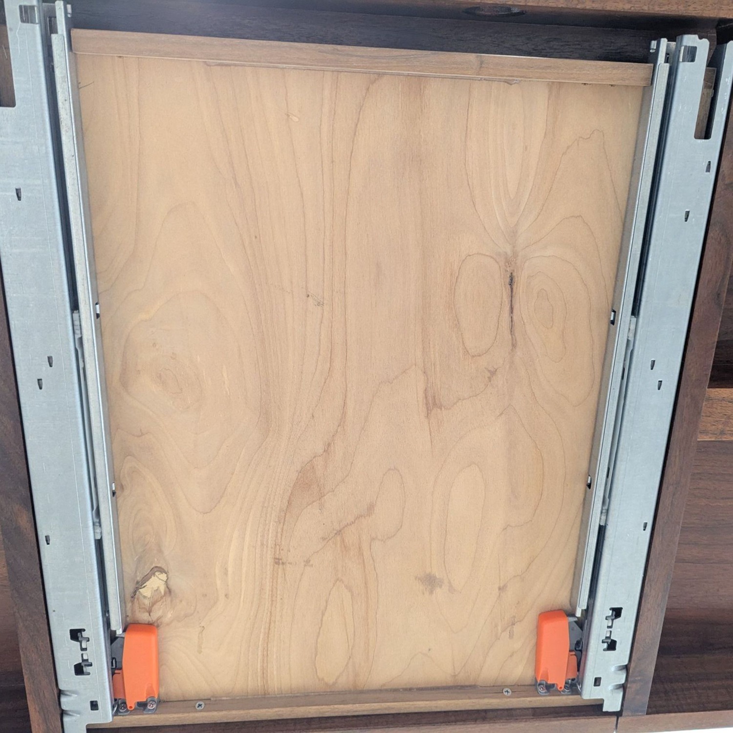 Industrial Metal and Wood Desk with Drawers	 - image-5