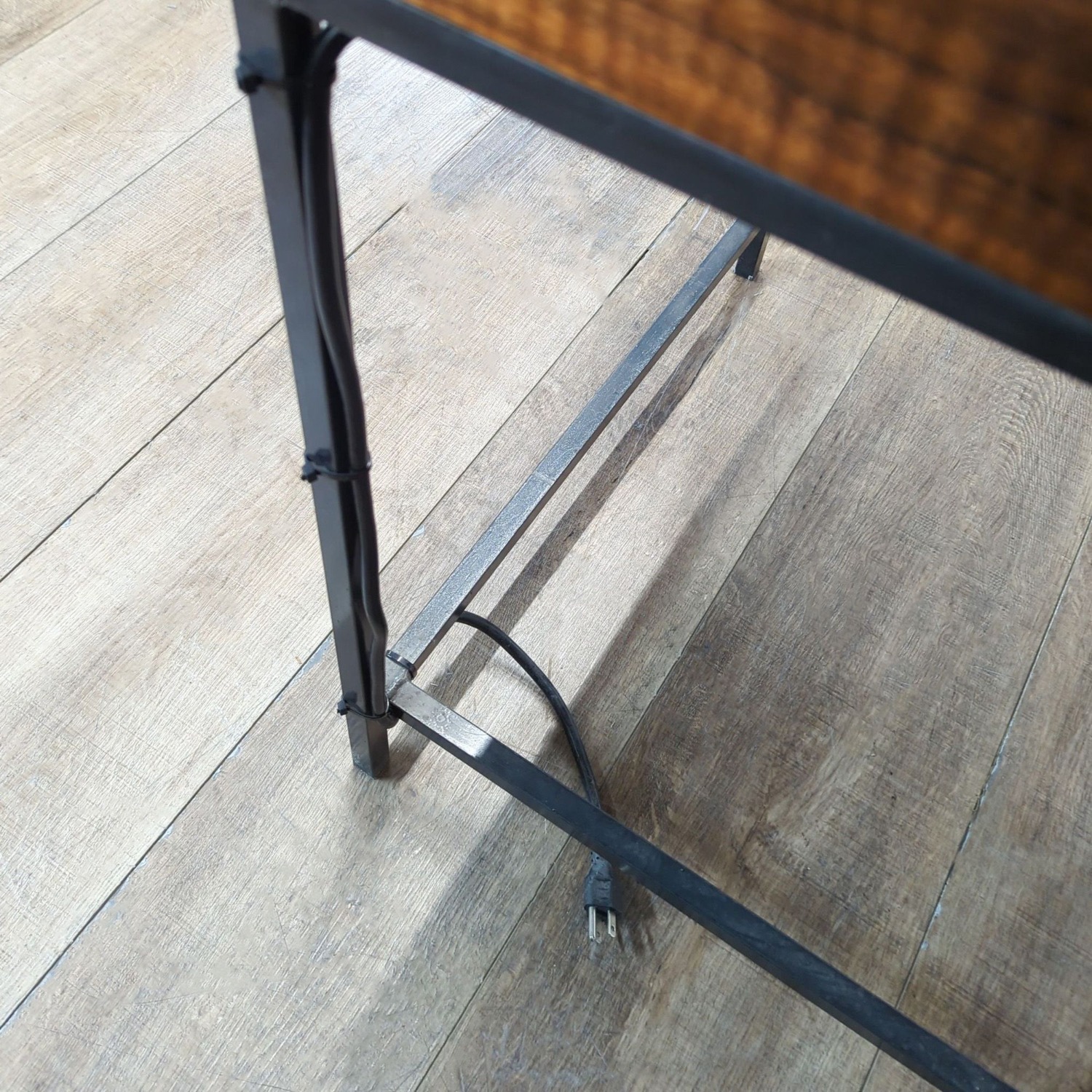 Industrial Metal and Wood Desk with Drawers	 - image-7