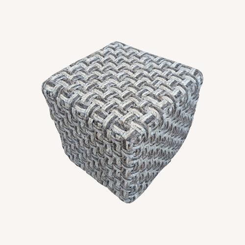 Used Surya Cordoba Pouf for sale on AptDeco