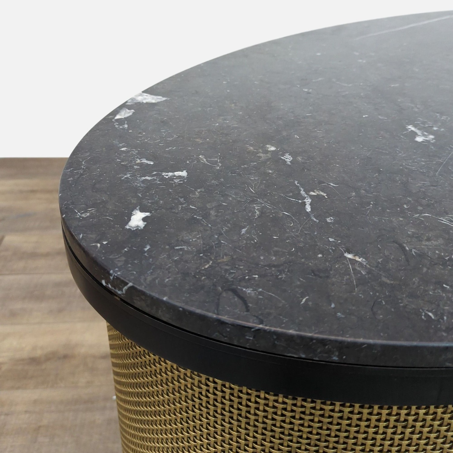 Black Wood Nightstand - image-4