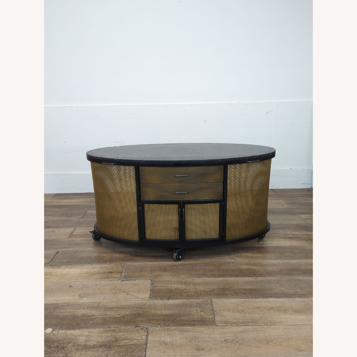 Black Wood Nightstand - image-6