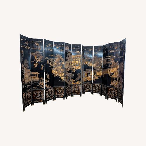 Used Antique Chinese Coromandel Screen	 for sale on AptDeco