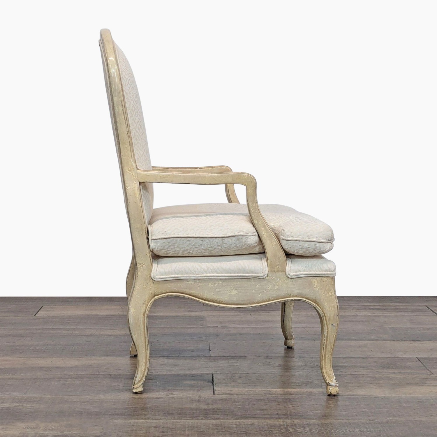 Vintage-Style Accent Chair with Cushioned Seat	 - image-3