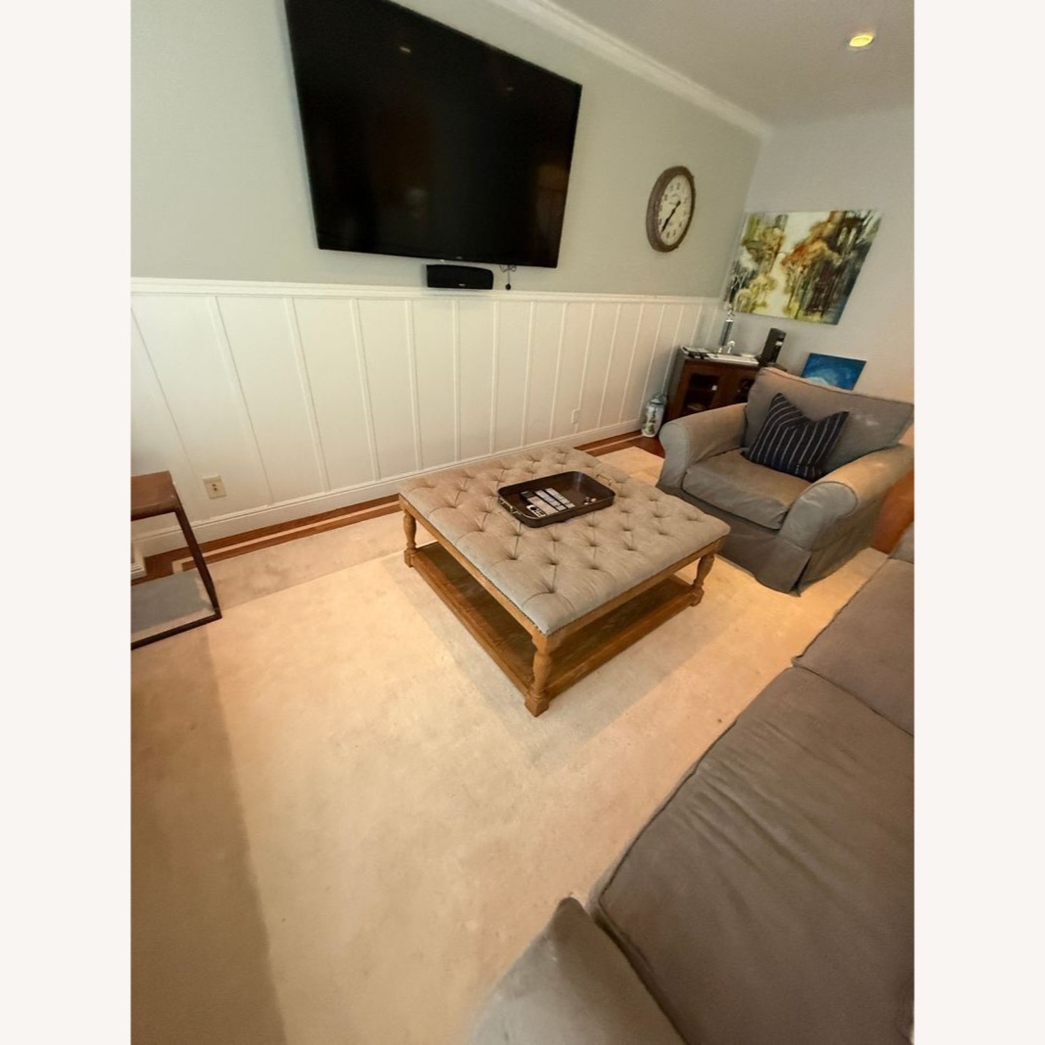 Classic Concepts Tufted Coffee Table - image-1